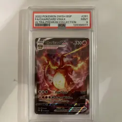 2022 POKEMON SWSH ULTRA-PREMIUM COLLECTION FULL ART/CHARIZARD VMAX PSA 9 - Image 1