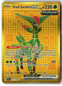 Iron Leaves ex ⭐ 213/162 Holo Hyper Rare Temporal Forces 2024 Pokemon NM - Image 1