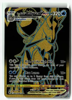 Ice Rider Calyrex VMAX ⭐ TG29/TG30 Holo Astral Radiance Pokemon NM - Image 1