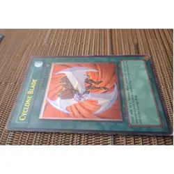 1996 Yu-Gi-Oh! 1st Edition Cyclone Blade POTD-EN043 Ultimate Rare Card - Image 5