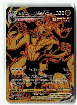 Single Strike Urshifu VMAX ⭐ TG29/TG30 Holo Brilliant Stars Pokemon NM - Image 1