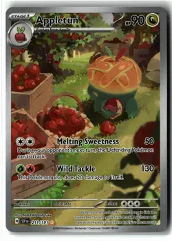 Appletun ⭐ 211/191 Holo Illustration Rare Surging Sparks 2024 Pokemon NM - Image 1