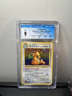 Dragonite Holo Japanese MINT CGC 9 Pokemon 1997 JPN Mystery of the Fossils - Image 3