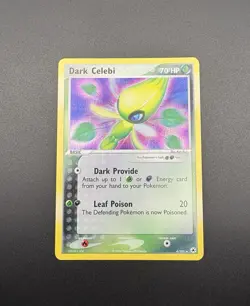 2004 Pokemon EX Hidden Legends Dark Celebi Holo #4/101 - Image 3
