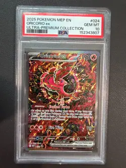 2025 Pokemon MEP EN Oricorio ex Ultra Premium Collection #024 PSA 10 GEM MT - Image 1