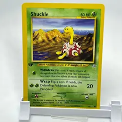 Pokemon TCG - 1st Edition Shuckle 72/111 Neo Genesis Regular - LP - Image 1