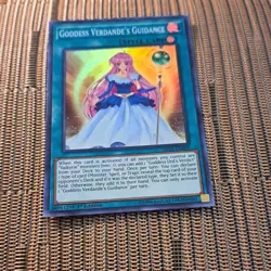 1996 Yu-Gi-Oh! 1st Edition Goddess Verdandes Guidance Spell Card SHVA-EN009 SR - Image 3