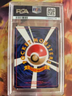 Pokemon Card Misty's Wrath Psyduck Waifu Enton Japanese Gym heroes 1998 PSA 8 - Image 5