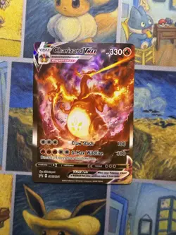2022 Pokemon Sword & Shield Charizard VMAX #SWSH261 Promo FACTORY ERROR - Image 1