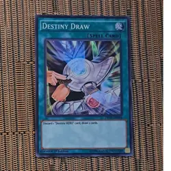 1996 Yu-Gi-Oh! 1st Edition Destiny Draw Spell Card DESO-EN014 Super Rare - Image 3