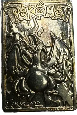 Pokemon Nintendo #06 Charizard Trading Card 23k Gold Plated 1999 Special Editio - Image 4