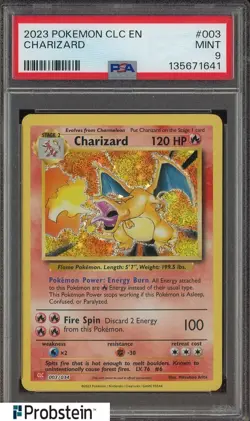 2023 Pokemon CLC EN #003 Charizard PSA 9 MINT - Image 1