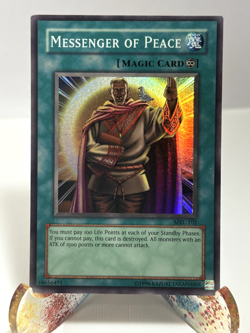 YuGiOh! Messenger of Peace MRL-102 Unlimited Super Rare LP - Image 1
