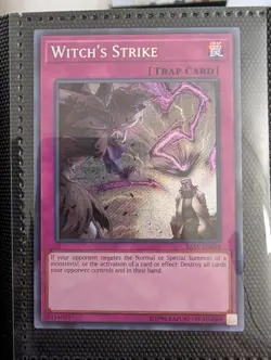 YUGIOH WITCHS STRIKE SAST-EN079 SECRET UNLIMITED ED NM - Image 1