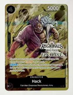 One Piece Hack Regional Stamped “Finalist” Foil Promo Card English OP12-089 - Image 1
