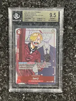 Sanji OP01-013 (Alternate Art) One Piece Promo 25Th Anniversary Edition BGS 9.5 - Image 1