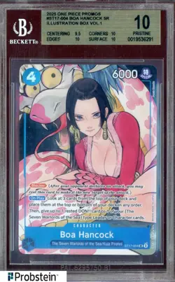 2025 One Piece Promos Illustration Box Vol.1 Boa Hancock BGS 10 PRISTINE - Image 1