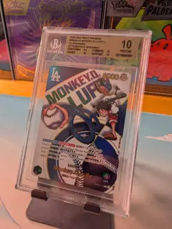 2025 One Piece Promo Dodgers Luffy BGS 10 PRISTINE EB02-010 - Image 4