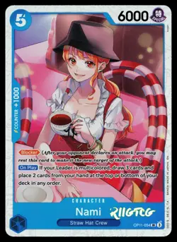Nami SR OP11-054 A Fist of Divine Speed One Piece NM - Image 1