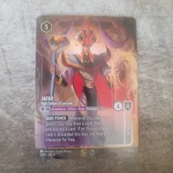 Jafar - High Sultan of Lorcana (Store Championship) 33 Disney Lorcana Promo... - Image 1