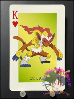 Infernape Pokemon Card Playing Card TCG Rare Japanese Nintendo Made in JAPAN - Image 1