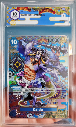 One Piece Card Game - Kaido (SR) - Parallel 044 - GRAAD 10 - gem mint - Image 1