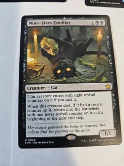 MTG - Nine-Lives Familiar - Foundations - Image 1