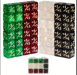 48 Pieces MTG Dice Counters Set NEW Tcg Games Cards Toys RPG DnD Gaming Pokemon - Image 1