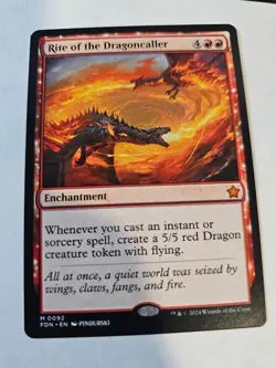 MTG - Rite of the Dragoncaller - Foundations - Image 1