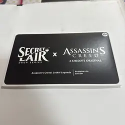 Mtg Secret Lair - Assassin’s Creed : Lethal Legends - rainbow Foil Edition -wotc - Image 1