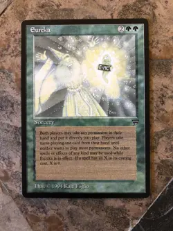 MTG - Eureka - Legends - Legacy - Alt Art - EDH - Read - Watch Video of Item ^_^ - Image 1