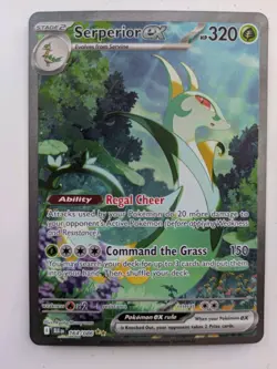 Pokemon TCG: Black Bolt Serperior ex SIR 164/086 English Mint Pack Fresh - Image 1