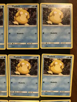 Pokemon Psyduck 11/68 Hidden Fates Non Holo Common 12 Card Lot - Image 3