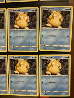 Pokemon Psyduck 11/68 Hidden Fates Non Holo Common 12 Card Lot - Image 4