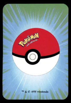 1999 Pokemon Bicycle Mini Poker Cards Staryu English #7 OF CLUBS Vintage - Image 2