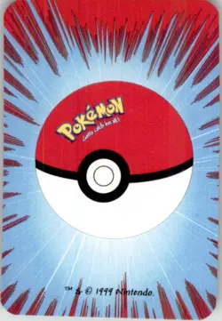 1999 Pokemon Bicycle Mini Poker Cards Rhyhorn English #6 OF DIAMONDS Vintage - Image 2
