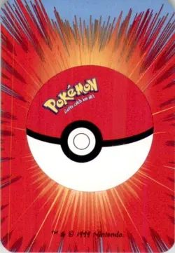 1999 Pokemon Bicycle Mini Poker Cards Machoke English #7 OF CLUBS Vintage - Image 2