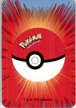 1999 Pokemon Bicycle Mini Poker Cards Venonat English #6 OF CLUBS Vintage - Image 2
