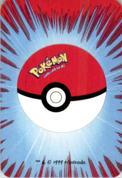 1999 Pokemon Bicycle Mini Poker Cards Primeape English #10 OF DIAMONDS Vintage - Image 2