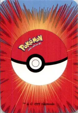 1999 Pokemon Bicycle Mini Poker Cards Starmie English #6 OF DIAMONDS Vintage - Image 2