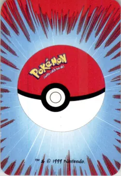 1999 Pokemon Bicycle Mini Poker Cards Kingler English #5 OF DIAMONDS Vintage - Image 2