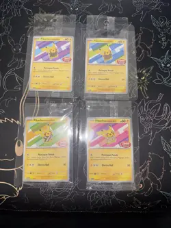 PIKACHU Berkemeja BATIK SV-P Sealed Pokemon Indonesia Journey Set Of 4 - Image 1