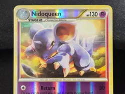 Pokemon TCG Nidoqueen 28/102 Reverse Holo Rare HGSS Triumphant NM - Image 3