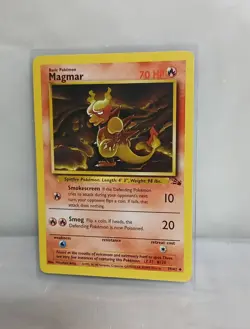 Pokemon Magmar 39/62 Non Holo Fossil Set - Image 2