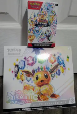 Pokemon Prismatic Evolutions Elite Trainer Box + Booster Bundle - Image 1