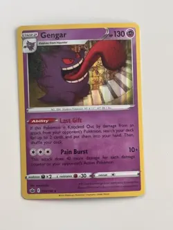 Pokemon TCG Gengar 057/198 Holo Rare Chilling Reign - Image 1