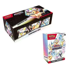 Pokemon TCG Prismatic Evolutions Sams Club Booster Bundle + Surprise Box SEALED! - Image 1