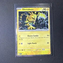 Electabuzz 125/165 Cosmos Holo Rare Promo 151 Pokemon - Image 1