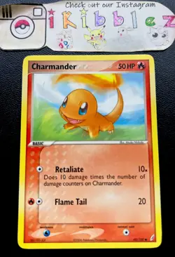 Charmander 48/100 NM Vintage Crystal Guardians Pokemon. Free Tracked Shipping! - Image 1