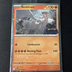 Pokemon TCG Phantasmal Flames Reshiram Black Star Promo 017/094 SEALED - NM - Image 1